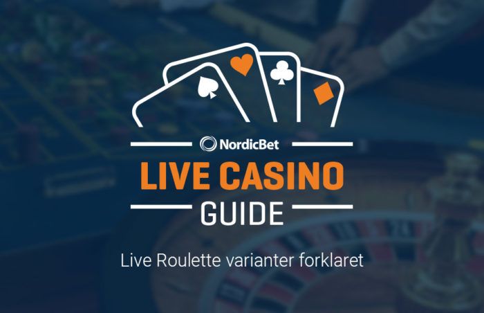 NordicBet guide til Live Roulette varianter